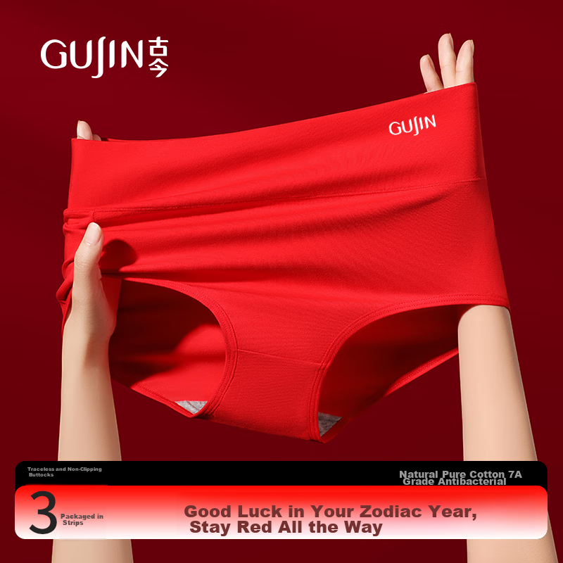 GUJIN High-Waisted Tummy Control Panties for Women, Year of The Snake Zodiac, Pl...