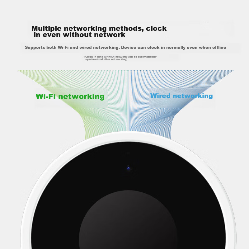 DingDing M1x Pro Facial Recognition Attendance Machine, WiFi Wireless Smart Chec...