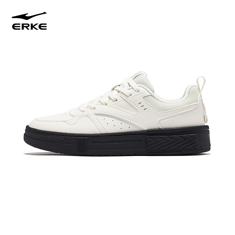 ERKE Women's Thick-soled Wear-resistant Height-increasing Casual Skateboard Shoe...