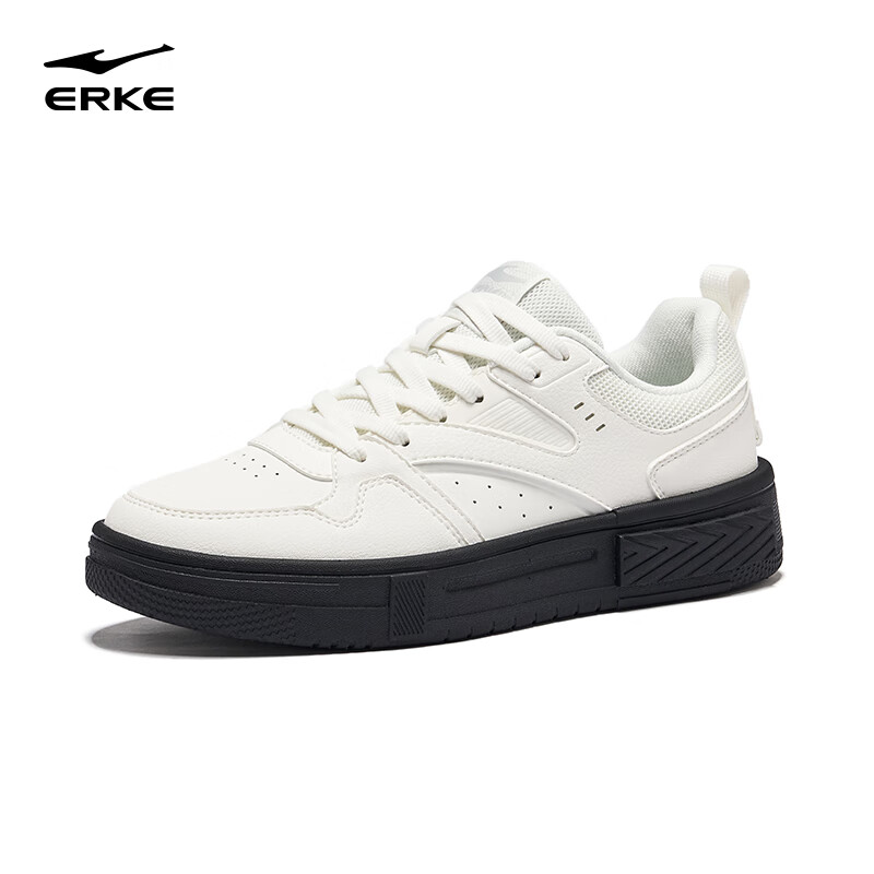 ERKE Women's Thick-soled Wear-resistant Height-increasing Casual Skateboard Shoe...