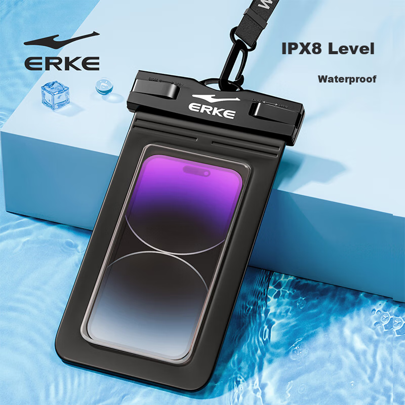 ERKE Waterproof Phone Case, High-Definition Rain-Proof, Anti-Fog, Touchscreen Co...