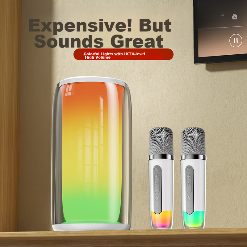 Good Shepherd Wireless Bluetooth Speaker Karaoke Microphone All-In Home KTV Soun...