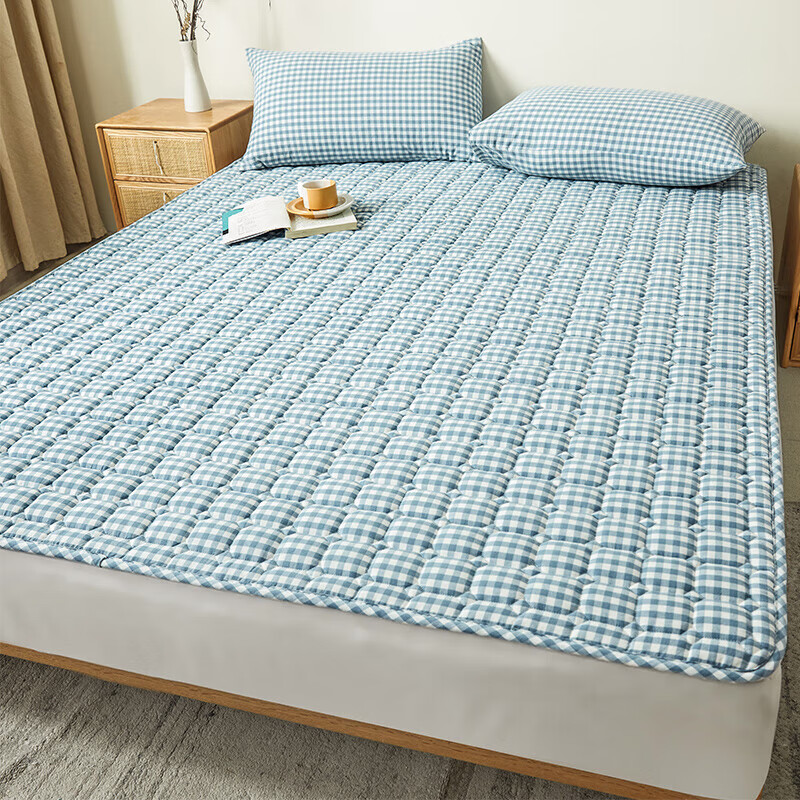 Hengyuanxiang Home Textile Cotton Mattress Pad, Washable, Foldable, Double Bed,...