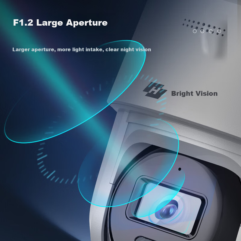 HIKVISION Solar Powered 4G Camera Outdoor Surveillance HD Monitor 360° Panoramic...