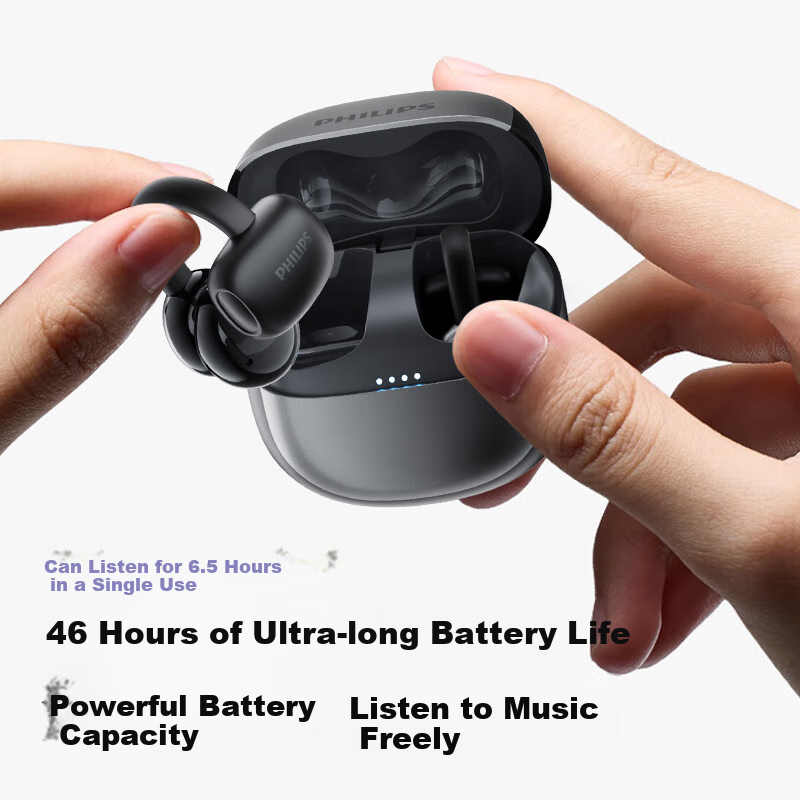 PHILIPS Bluetooth Earhook Wireless Open Ear Bone Conduction Concept Sports Runni...