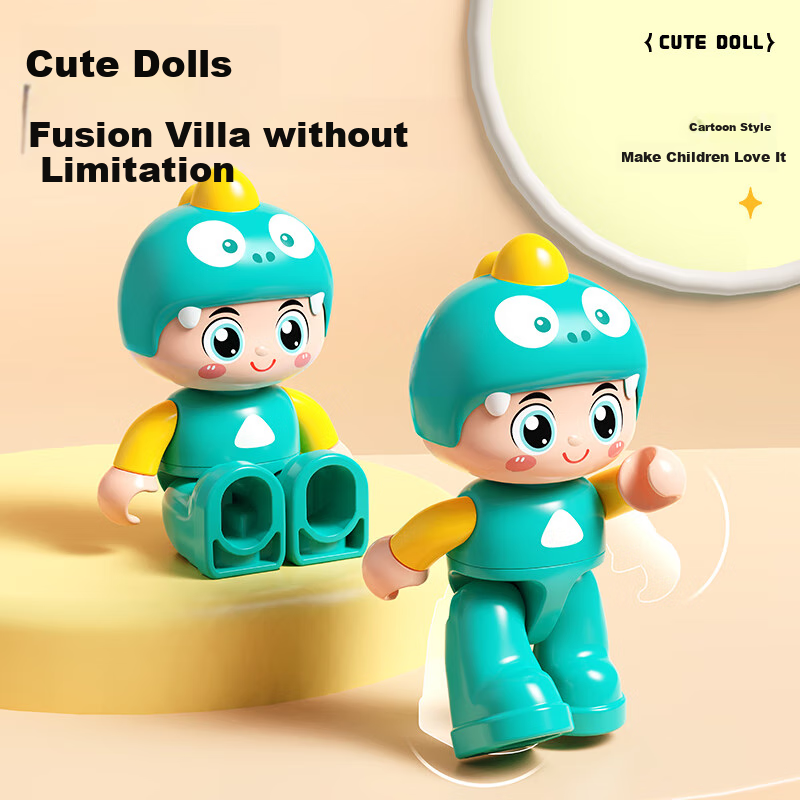 FEELO Large Particle Children's Building Blocks Toy Compatible with LEGO Boys Gi...