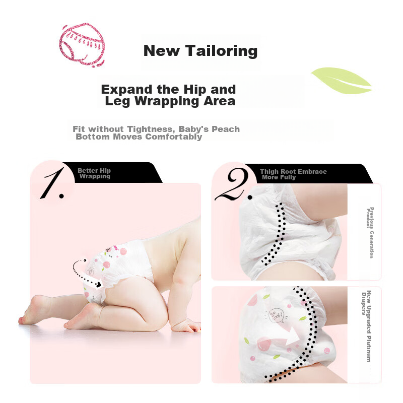 Huggies [Brand Direct Supply, Safe Quality] Platinum Growth Pants L 120 Pieces (...