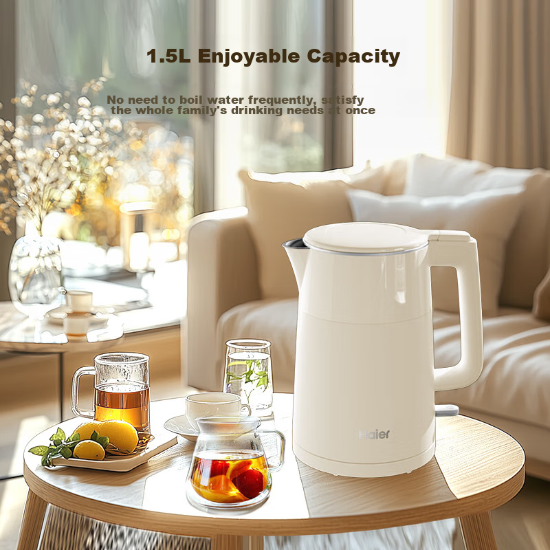 Haier Electric Kettle with National Subsidy 304 Double-layer Seamless Stainless...