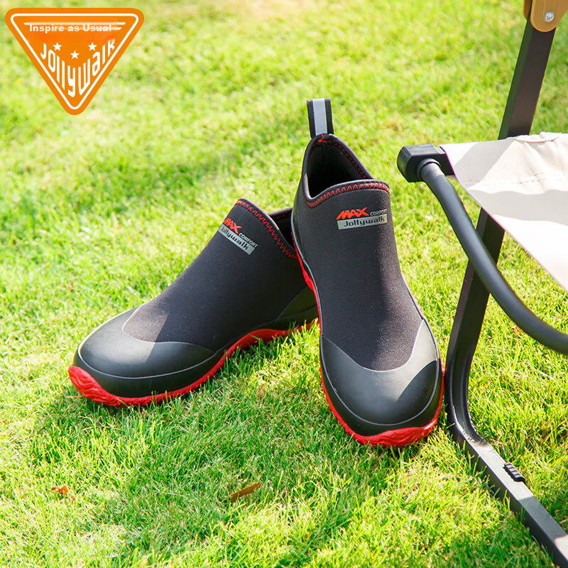 Jolly Walk Low-top Waterproof Shoe Covers for Men and Women, Waterproof Shoes, R...