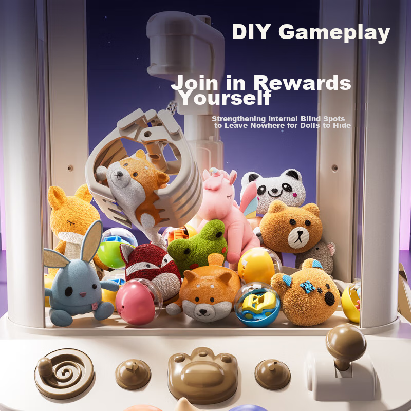 Gouyou Claw Machine, Large Size, Children's Toy, Home-Use Doll Capsule Machine,...