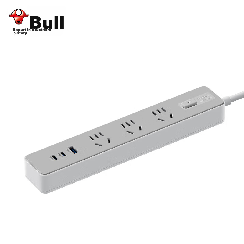 BULL 20W PD Apple Fast Charging Power Strip/Extension Cord/Power Bar/Power Strip...