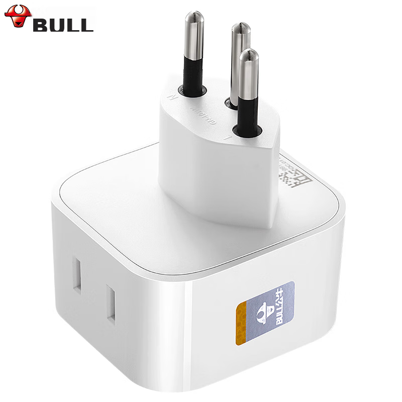 BULL 2-Prong Swiss Standard Travel Socket/Swiss Standard to Chinese Standard Pow...