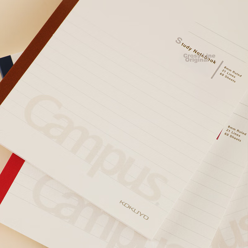KOKUYO Campus Study Notebook, 8mm Ruled, Homework And Note-Taking Notebook, A5 S...
