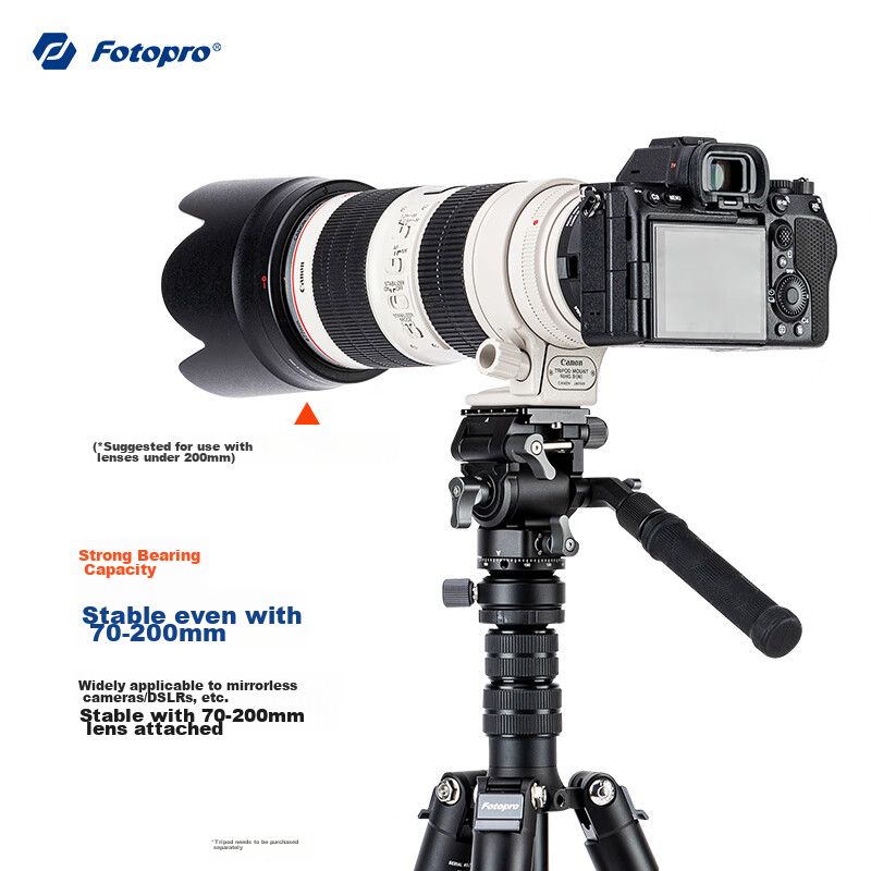 Fotopro MH-4A, Horizontal And Vertical Shooting, Hydraulic Rebound, Universal 1/...