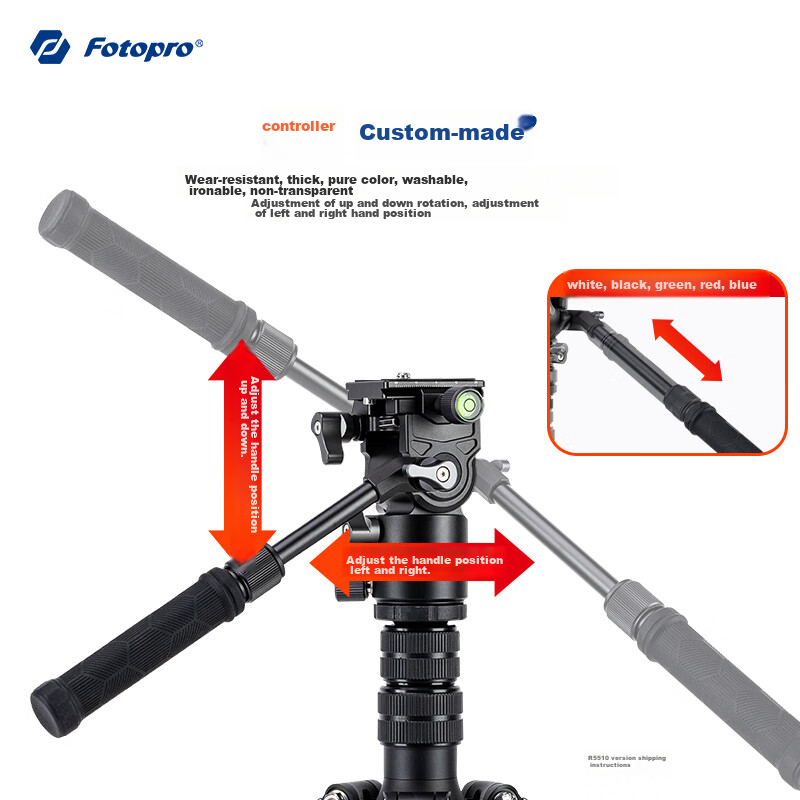 Fotopro MH-4A, Horizontal And Vertical Shooting, Hydraulic Rebound, Universal 1/...
