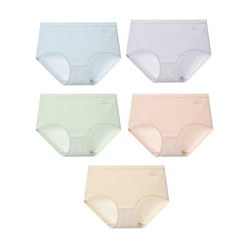 Fenteng Women's Underwear, Pure Cotton, 7A Antibacterial, 4-Pack, Spring New Sty...