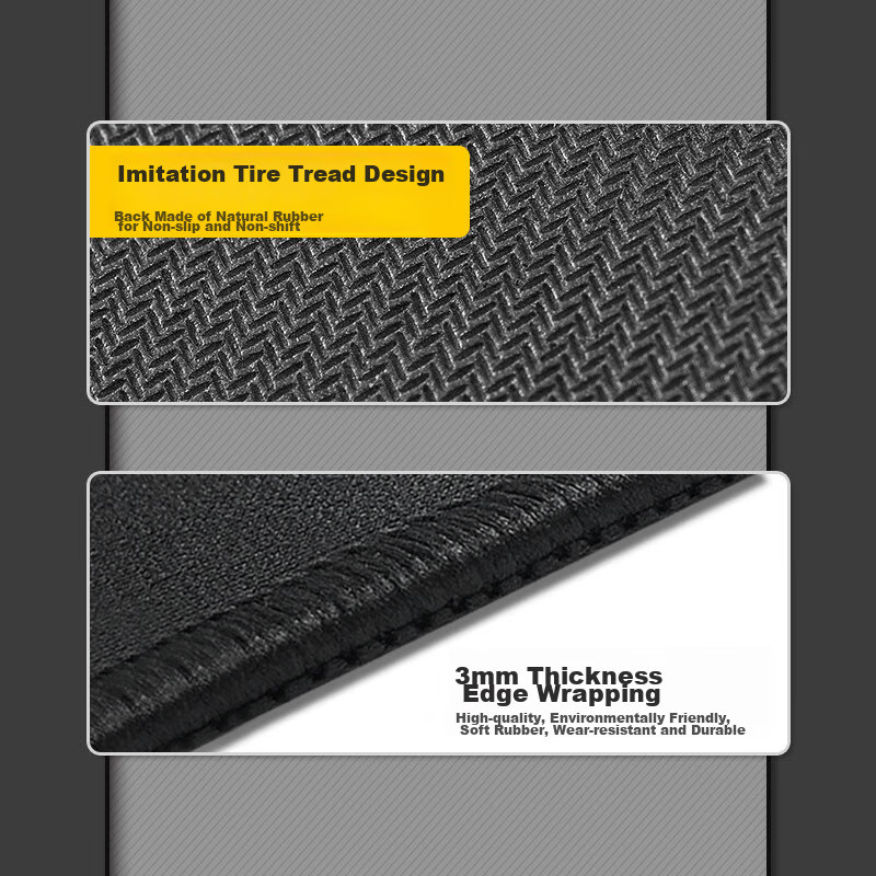 Feidun LESAILES Keyboard Shortcuts Collection Large Mouse Pad, Thickened Edge Lo...