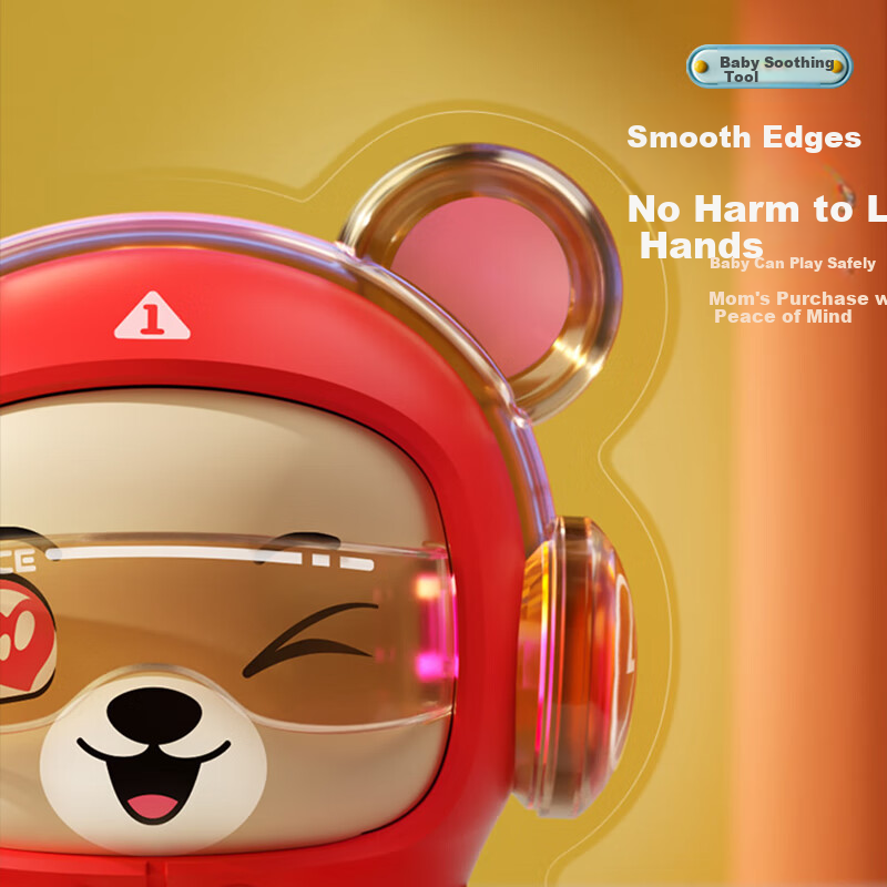 Guang'er Baby Tummy Time Training Toy 0-6 Months Electric Dancing Toy Baby Track...