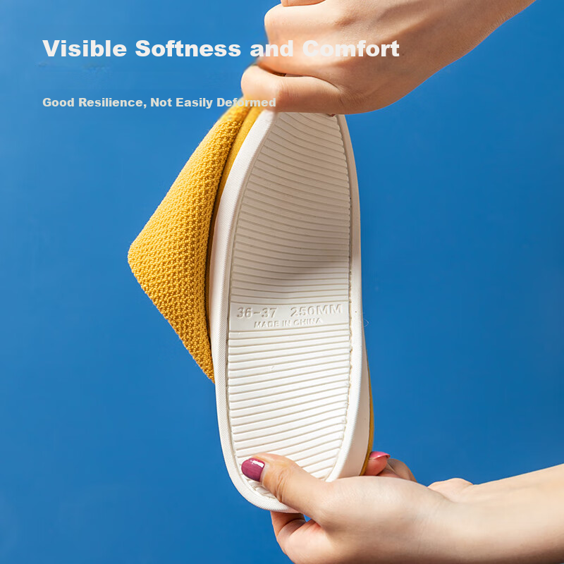 GUOLUOFEI Spring Autumn Winter Slippers Men's Home Indoor Household Slippers Wom...