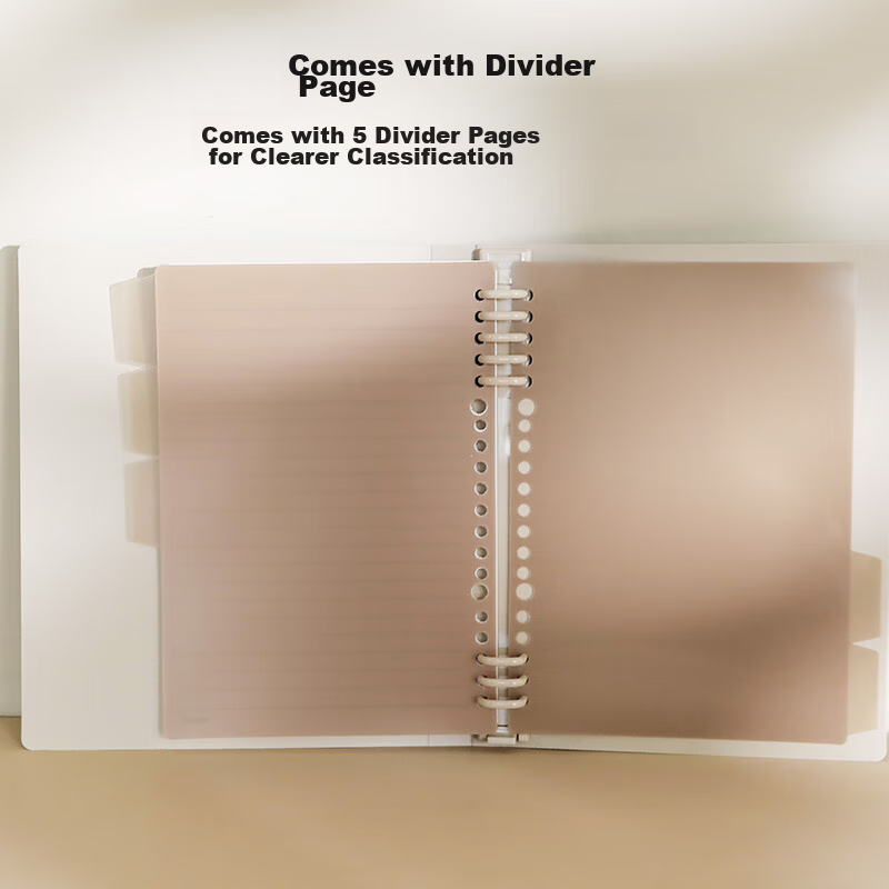 KOKUYO Yimi Xinchun A5 Loose-Leaf Notebook, Office Notepad, Replaceable Pages wi...