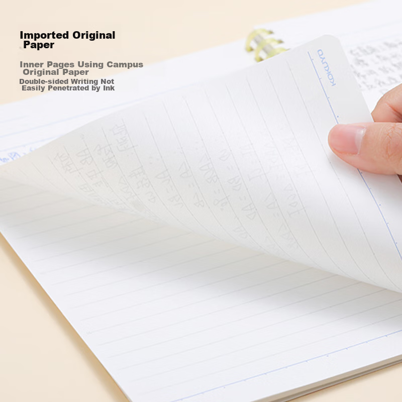 KOKUYO Littlewoods Series Student Soft Spiral Notebook, B5/Forest Green, 80 Page...