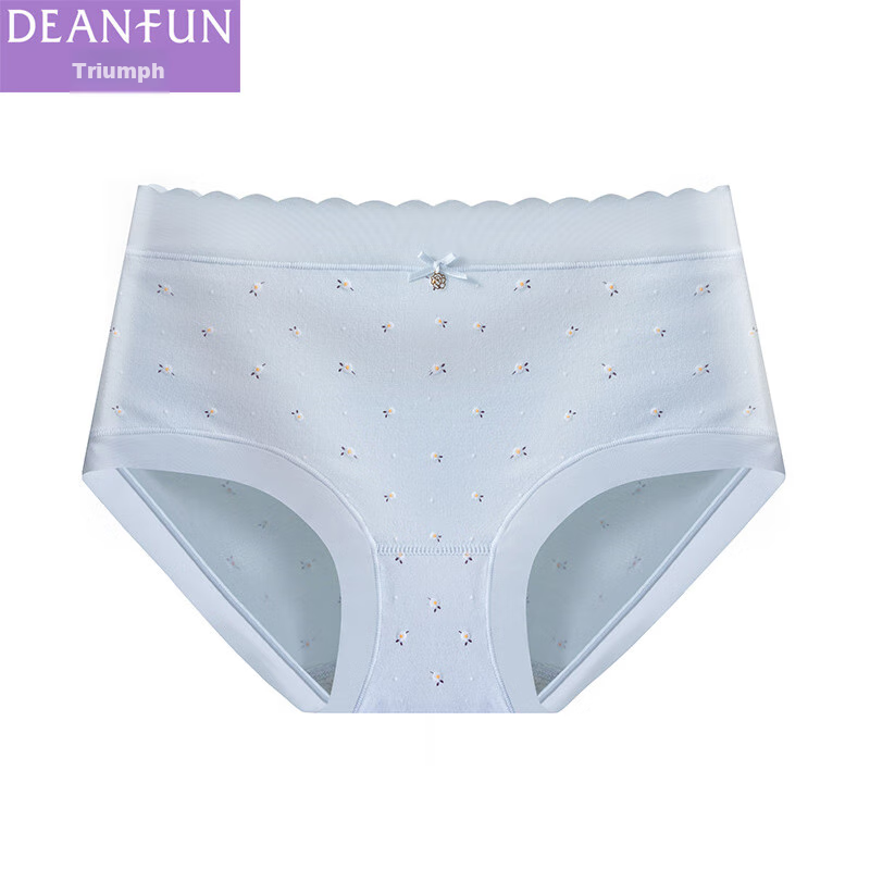 Deanfun Women's Underwear, 95% Cotton, Sexy Lace, Mid-Rise, Seamless, Printed Wo...