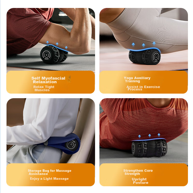 Philips 3601G Fascia Gun, Muscle Relaxation Massager, Mini Fascia Neck Massager,...