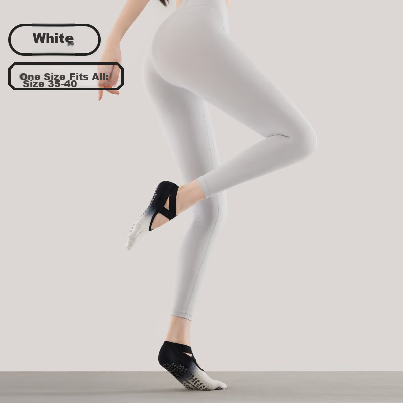 Duweike Yoga Socks, Non-Slip Sports Pilates Socks, Toe-Separated Five-Toe Profes...