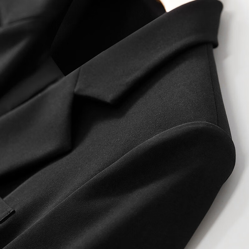 Fan Qin Elegant Suit for Women with Two-Button Coat and Wide Leg Trousers Set 44...