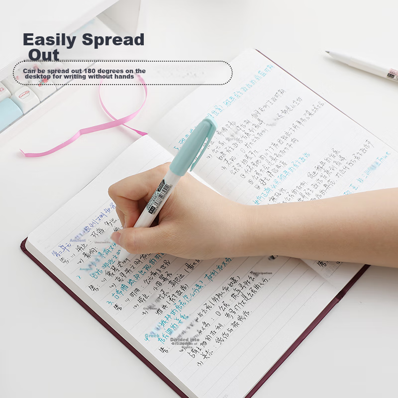 KOKUYO Campus Wirebound Hardcover Notebook, 100 Pages, 8mm Ruled, Raccoon Green,...