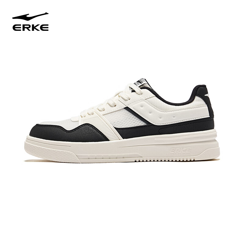 ERKE Men's Summer Low-top Breathable Board Shoes Thick-soled Height-increasing C...