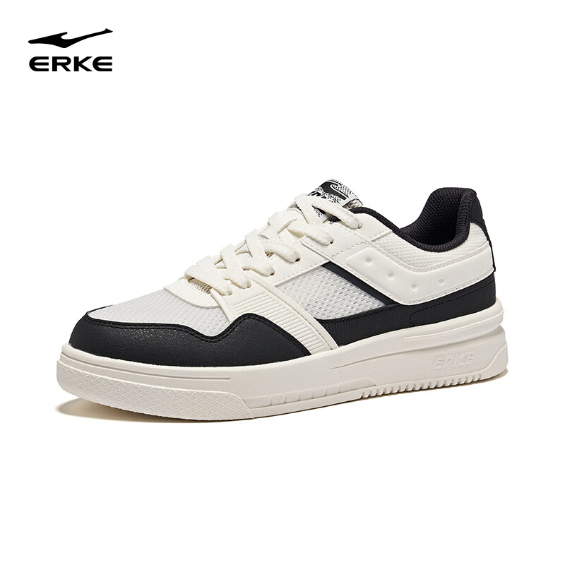 ERKE Men's Summer Low-top Breathable Board Shoes Thick-soled Height-increasing C...