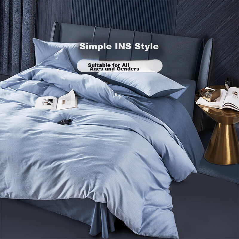 Fuanna Student Dormitory Pure Cotton Duvet Cover, All-Cotton Quilt Cover for Sin...