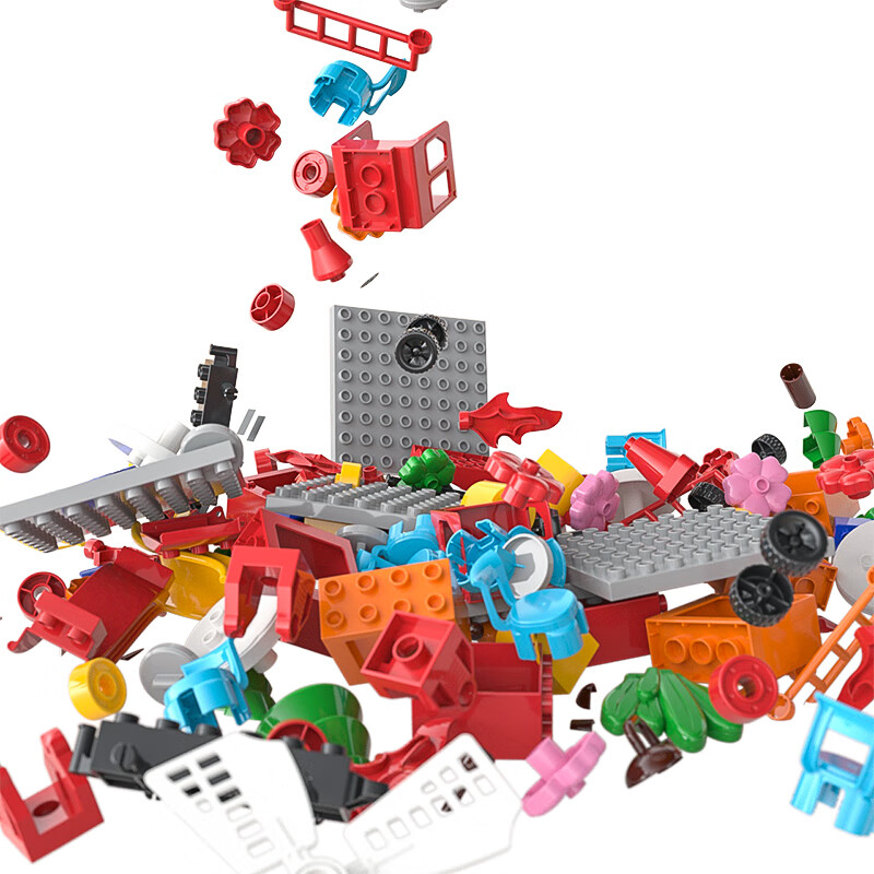 FEELO Large Particle Building Blocks Compatible with LEGO, One Jin Children's To...