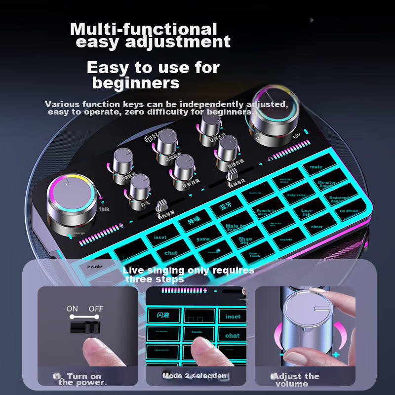 Good Shepherd Sound Card Live Streaming Equipment Set 2024 New Model for Compute...