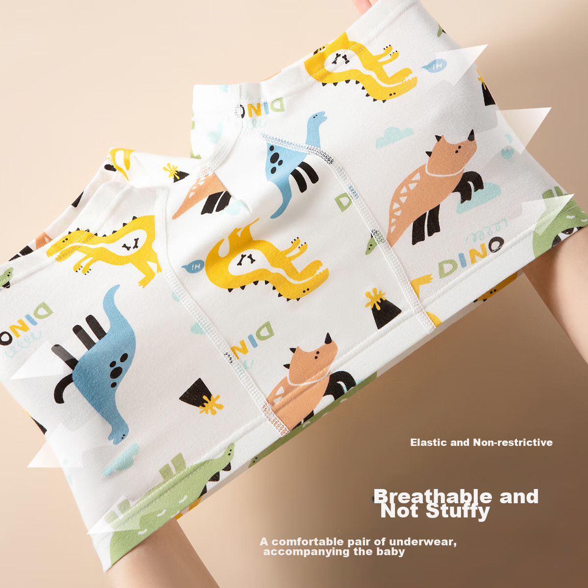 Fentengcare Children's Underwear, Pure Cotton Antibacterial Crotch, Boys' And Te...