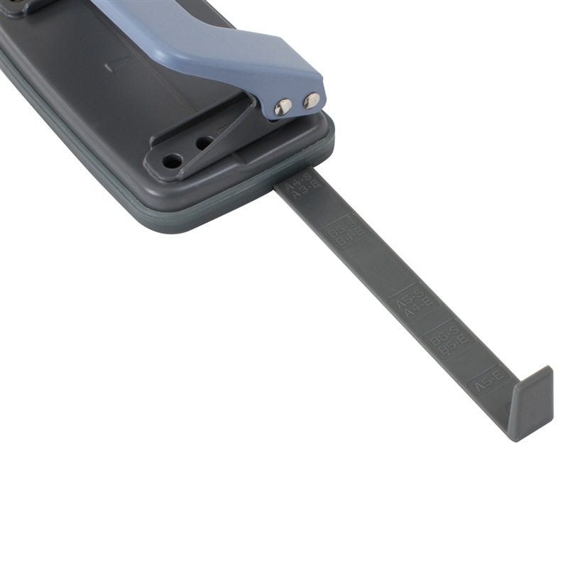 Deli 6mm Hole Puncher, 10-Sheet Capacity, Two-Hole Punch (With Ruler), Small Siz...