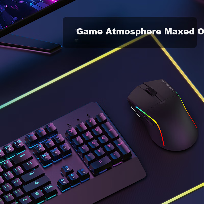 REDRAGON G58 Medium Hand Suitable Bluetooth 2.4G Wired Three-mode Gaming Mouse L...