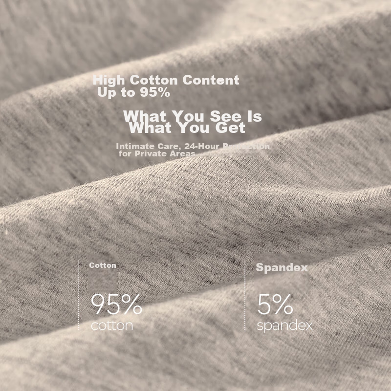 Dushiliren Women's Underwear, Pure Cotton Antibacterial Crotch, Seamless Sexy Mi...