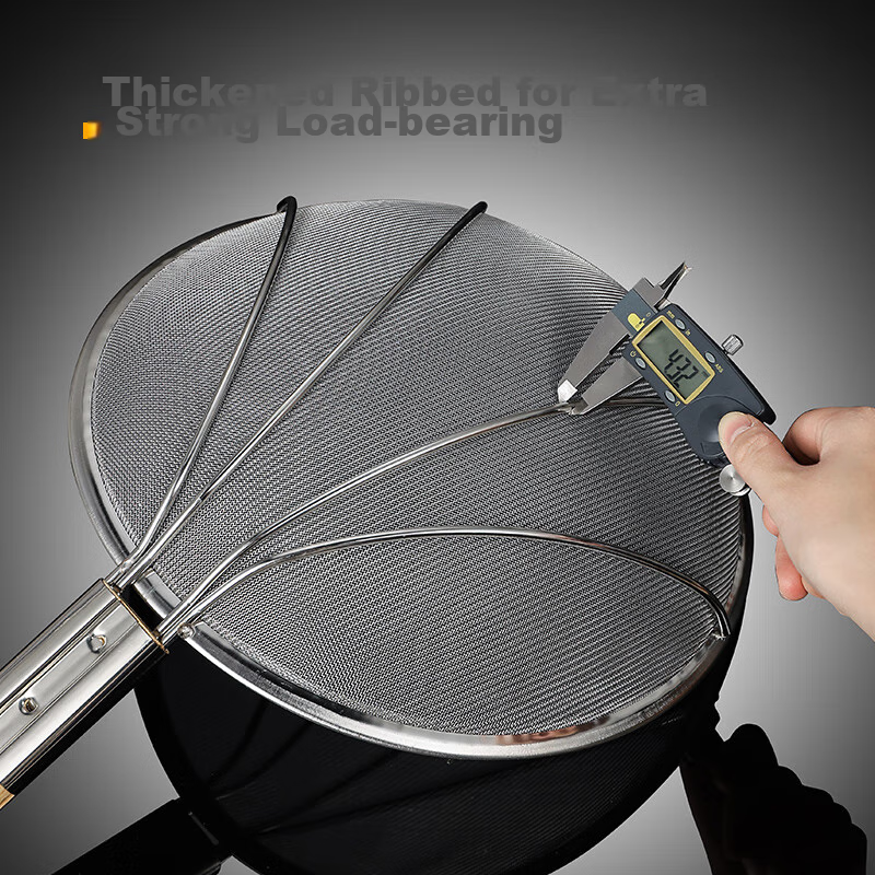 Guangyi Large Strainer, Stainless Steel Colander, Ultra-Fine Mesh, Commercial Fi...