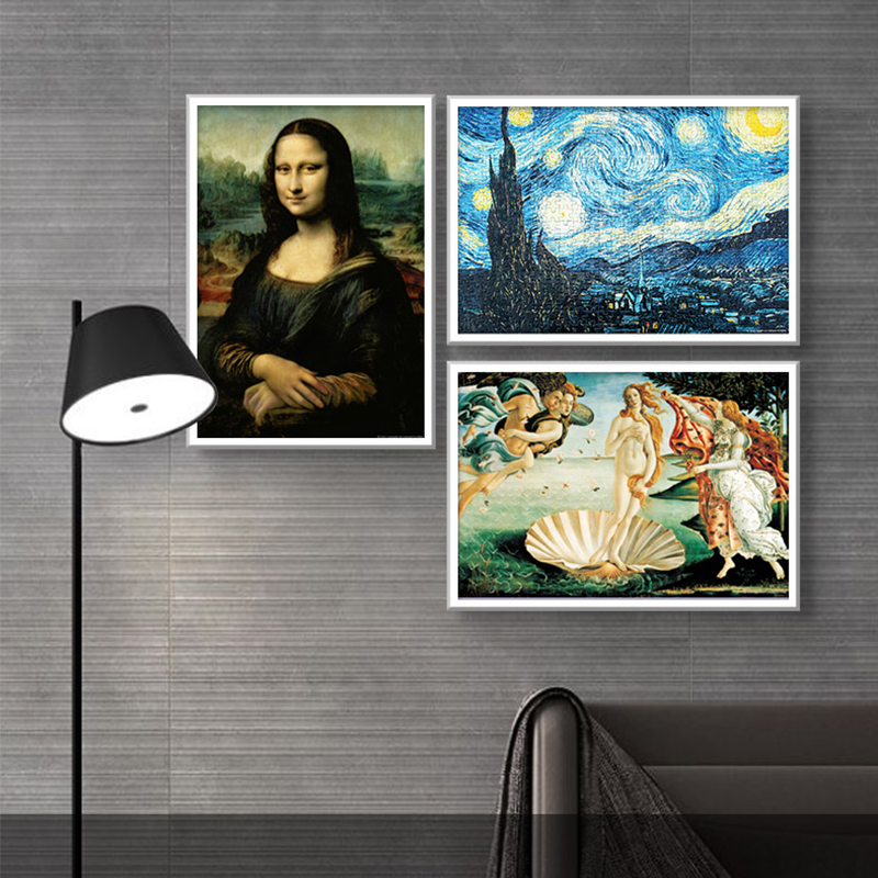 Gubu Adult Puzzle, 1000 Pieces, Starry Night Sky World Famous Painting, Adult Pu...