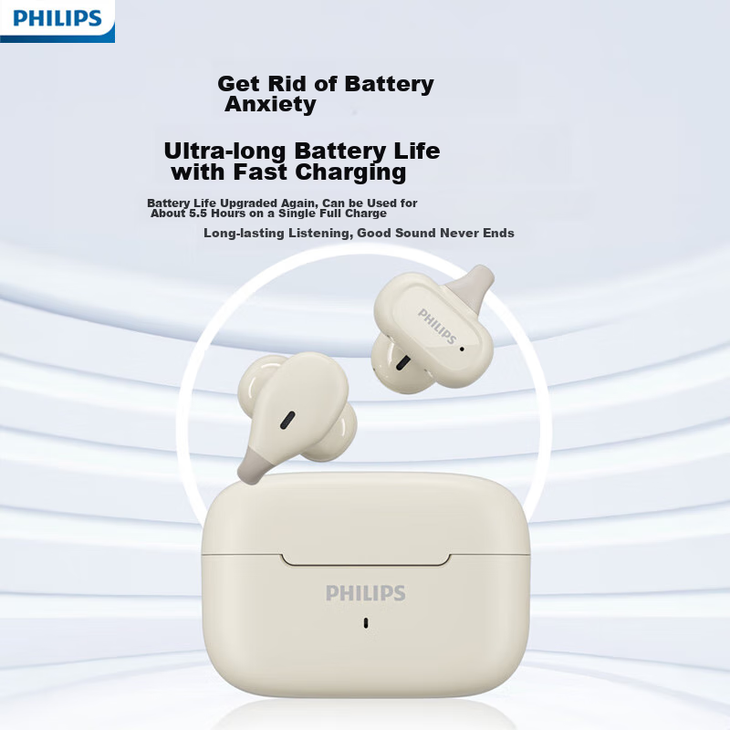 PHILIPS Bluetooth Earhook Wireless Open Ear Bone Conduction Concept Sports Runni...