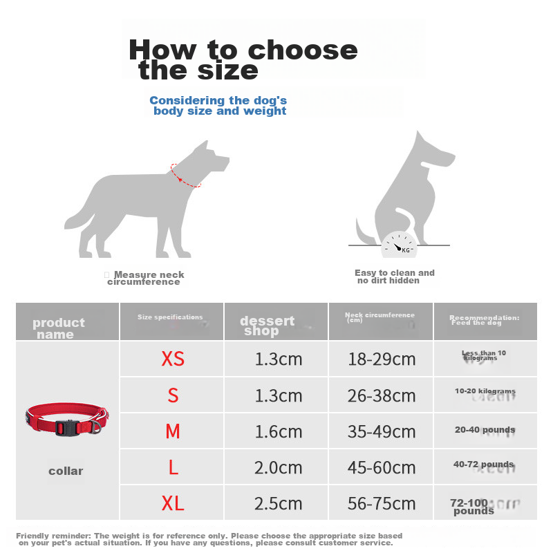 DOGNESS Dog Leash, Walking Rope, Dog Chain, Collar for Medium And Large Dogs, Su...