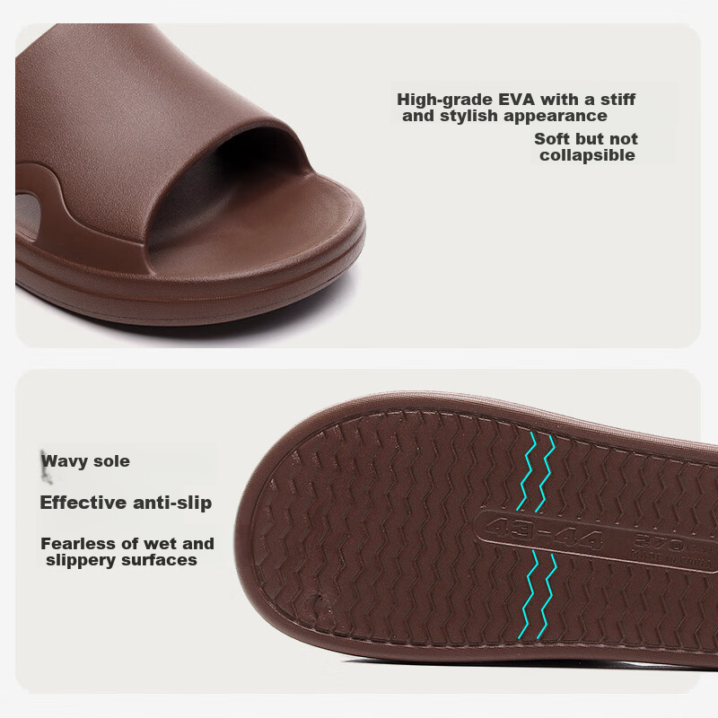 GUOLUOFEI Home Slippers High-end Summer Indoor Anti-slip Bathroom Shower Slides...