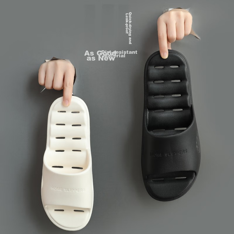 Guoluofei Bathroom Slippers for Women, Summer Shower Non-Slip Hollow Water-Drain...