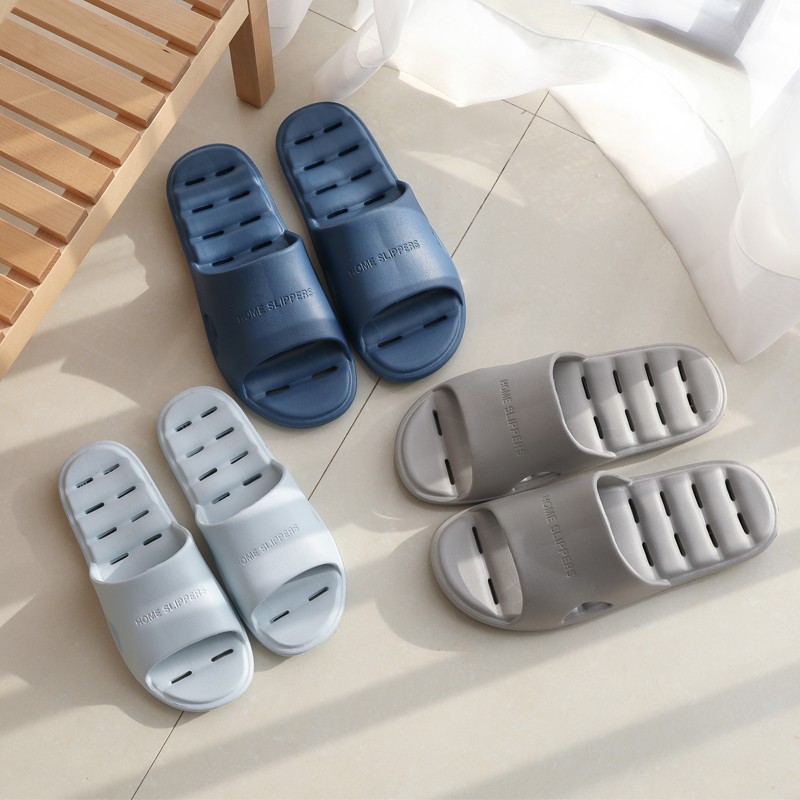 Guoluofei Bathroom Slippers for Women, Summer Shower Non-Slip Hollow Water-Drain...