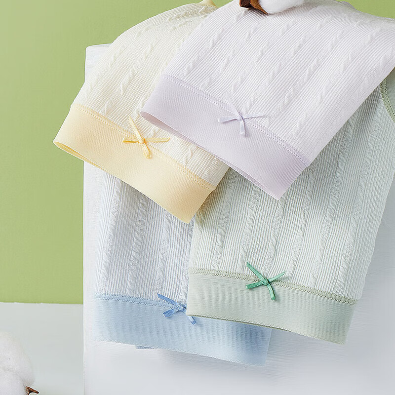 Fenteng Ka'an Women's Underwear, 5A Antibacterial, 4-Pack, Comfortable, Breathab...