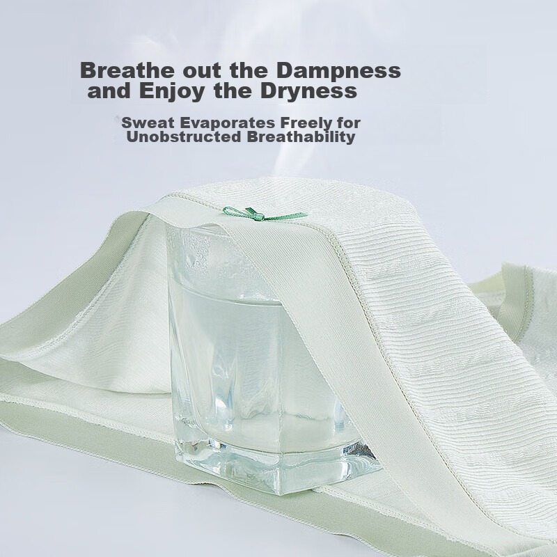 Fentengcare Women's Underwear, 5A Antibacterial, 4-Pack, Comfortable Breathable...