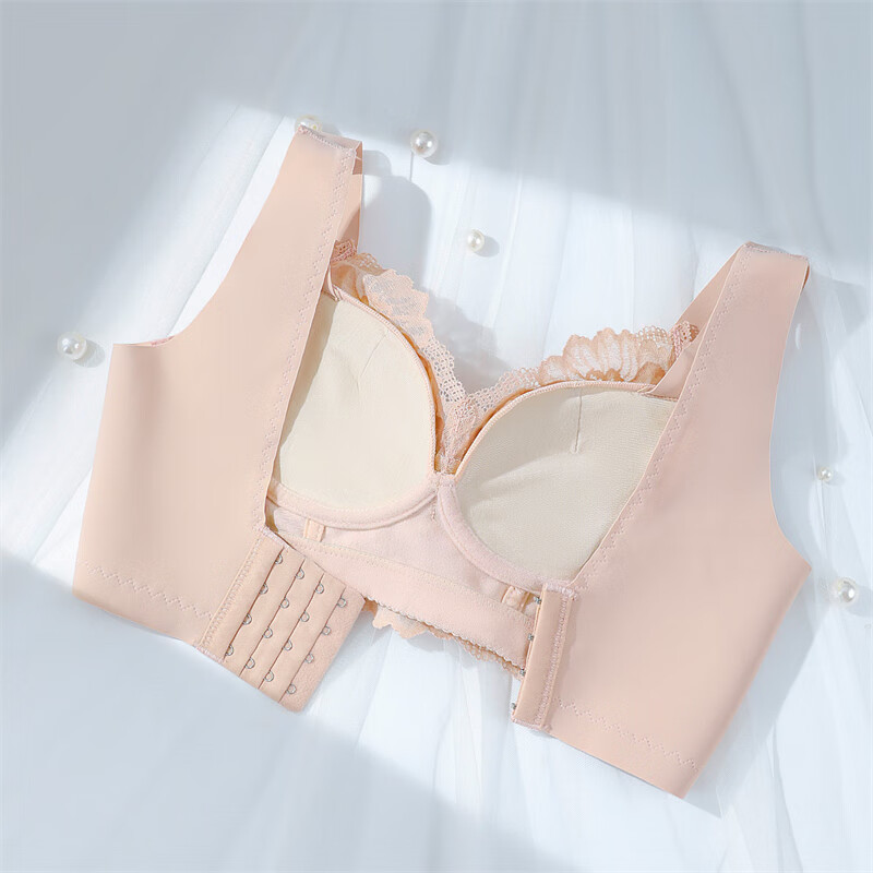 Fentengcare Wide-Strap Bra, Adjustable, Side Support, Anti-Sagging, Women's Unde...