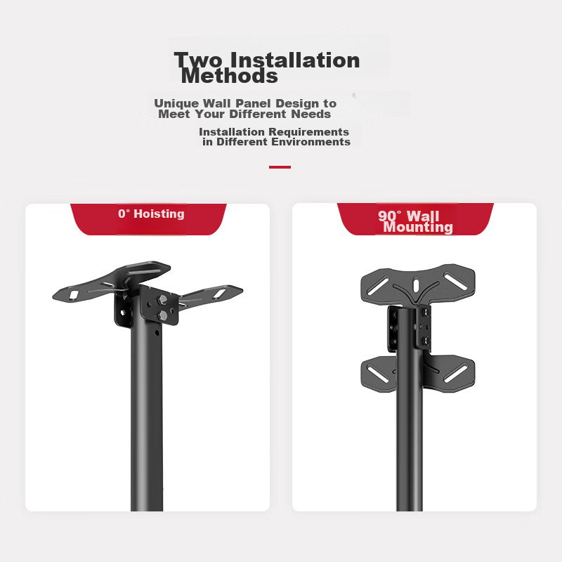 Gel TV Mount (26-60 Inches), Rotating Wall Mount, 360-Degree Rotation, Ceiling M...